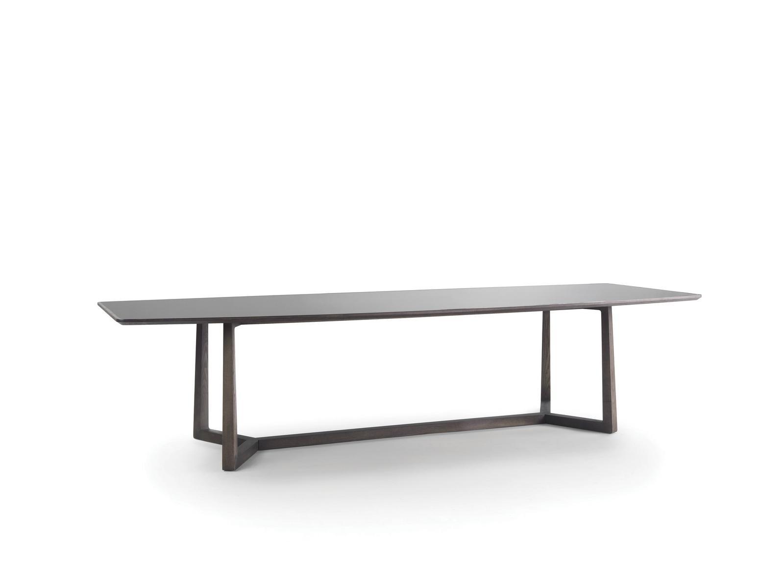 Rectangular wooden table | Gipsy by Flexform