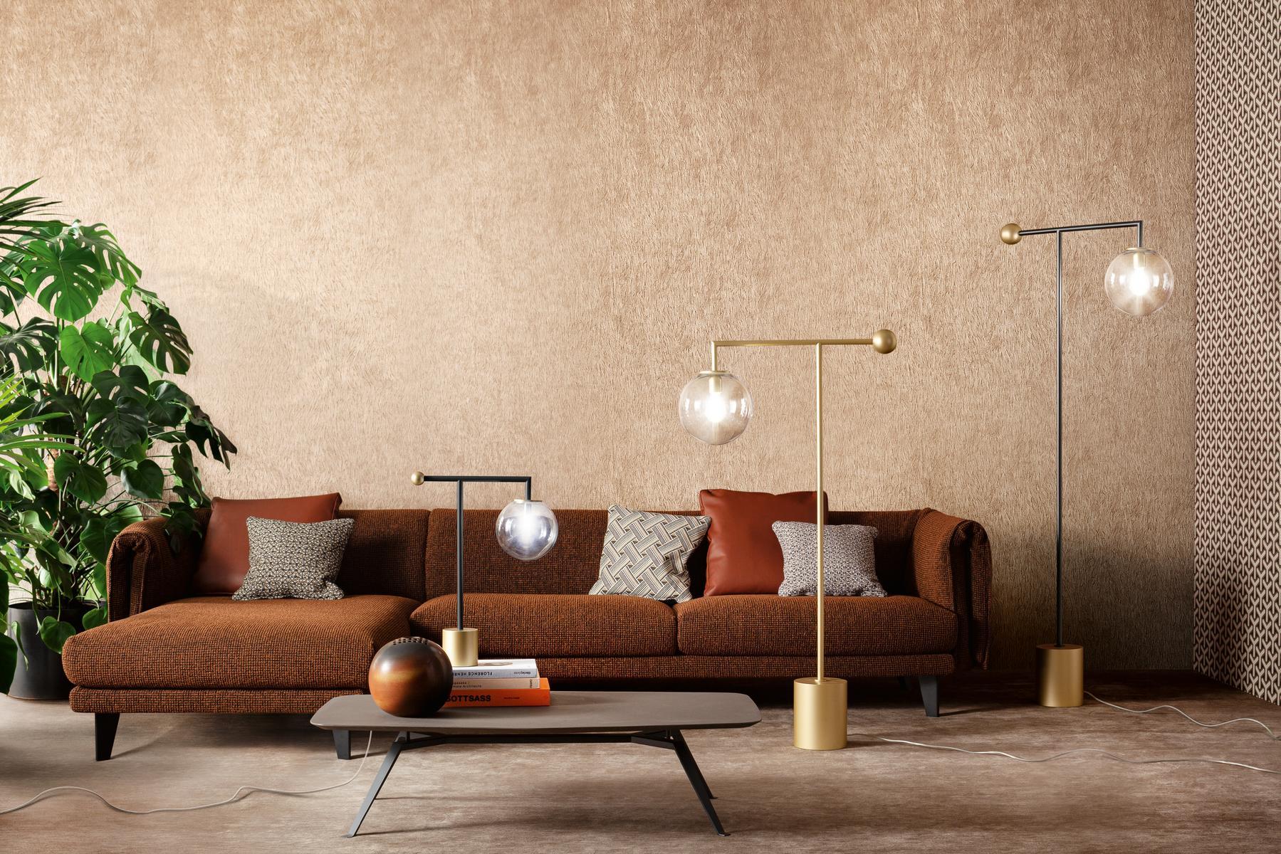 LED painted metal table lamp | Bardot by Bonaldo