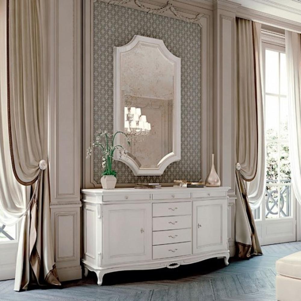 DECO Oval wood mirror