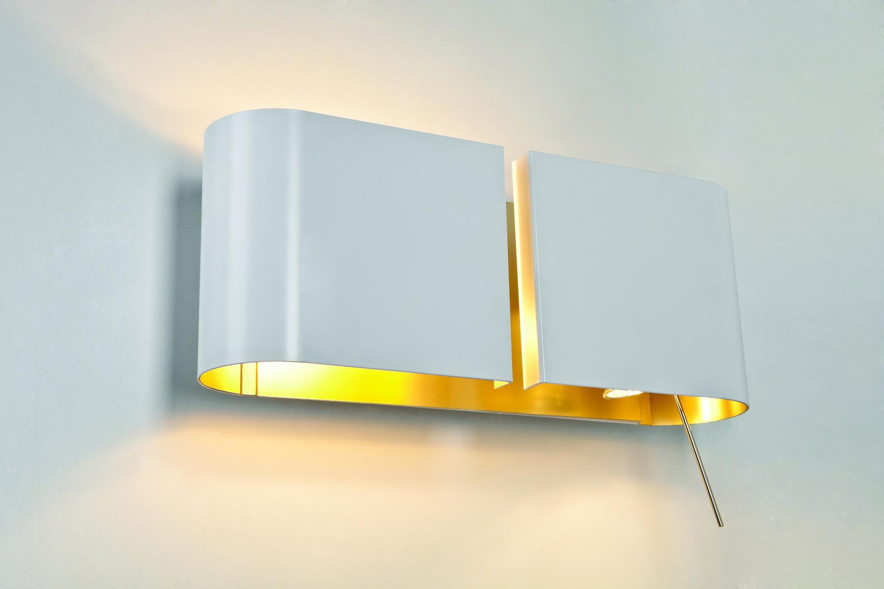 Metal wall light | Duos by Contardi