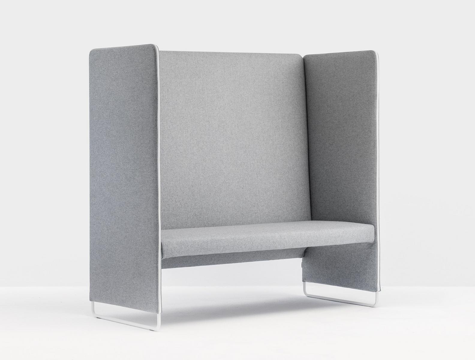 2 seater high-back sofa | Zippo Zip2p/140 by Pedrali