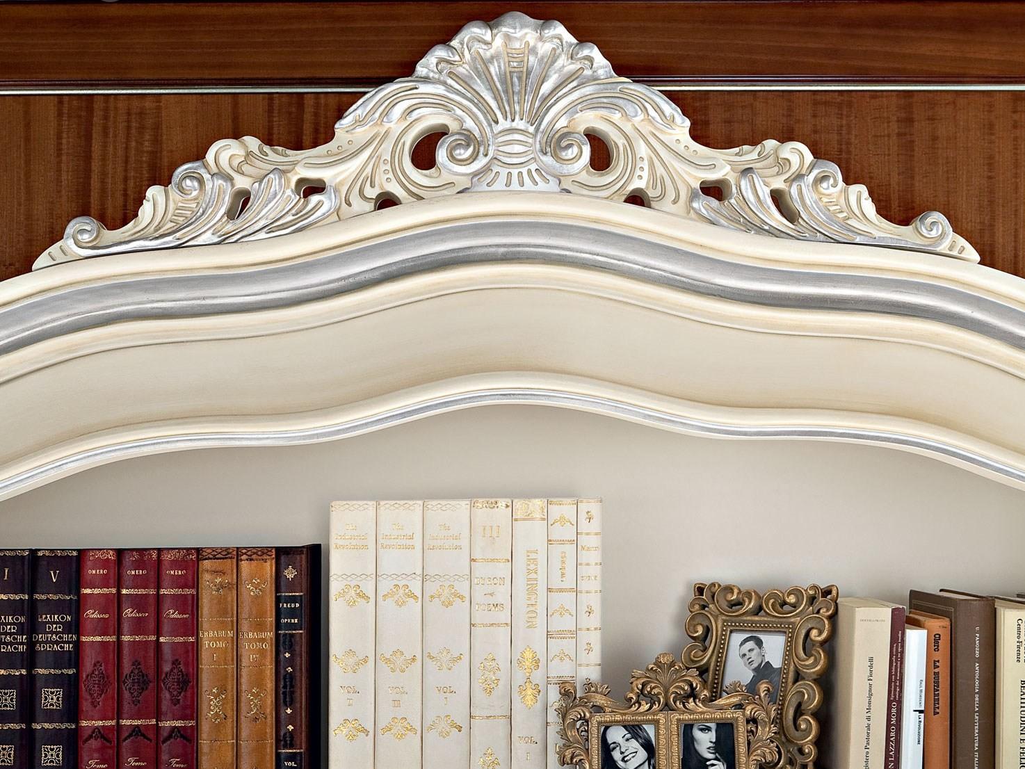 Open freestanding bookcase with TV stand | 13301 by Modenese Gastone