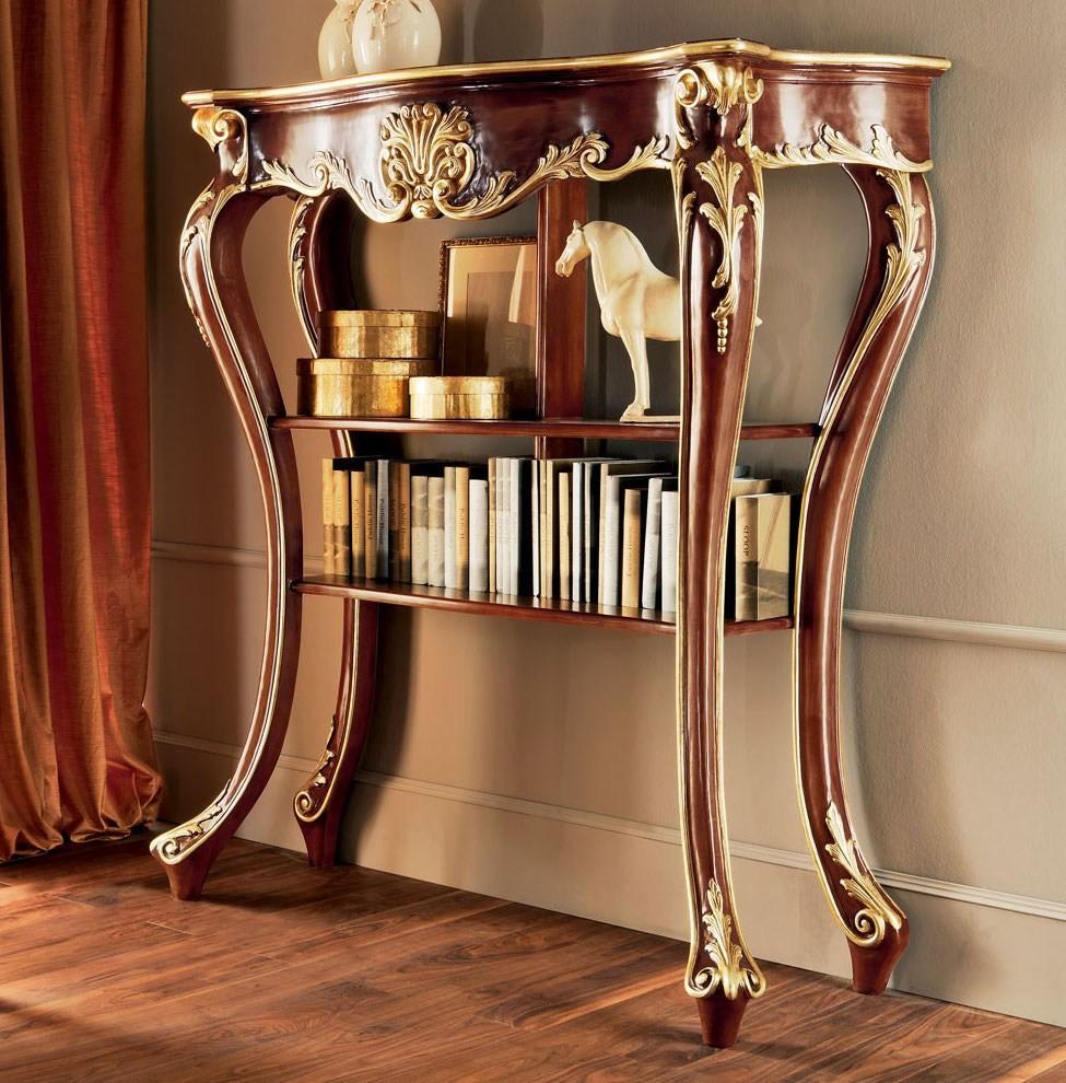 Solid wood bookcase | 11604 by Modenese Gastone