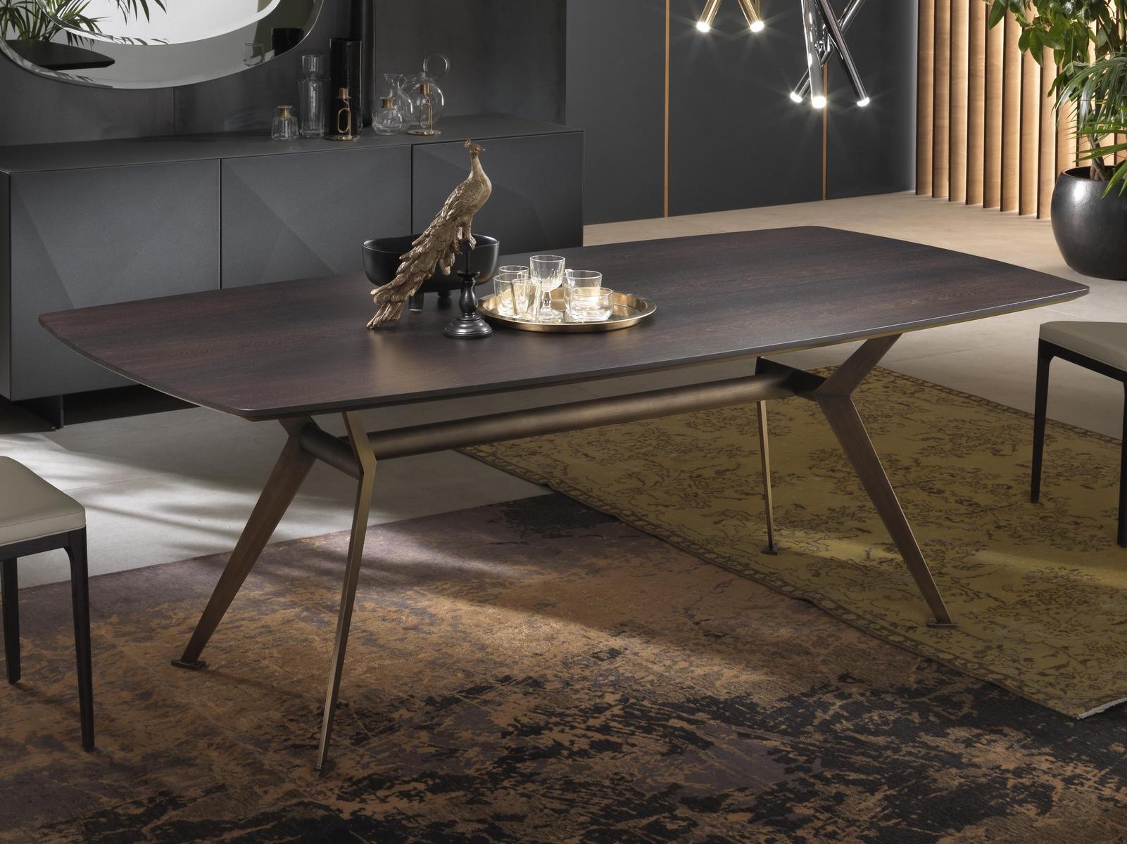 Rectangular wooden table | Master by Riflessi