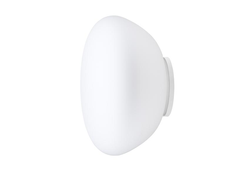Glass wall lamp | Lumi Poga by Fabbian