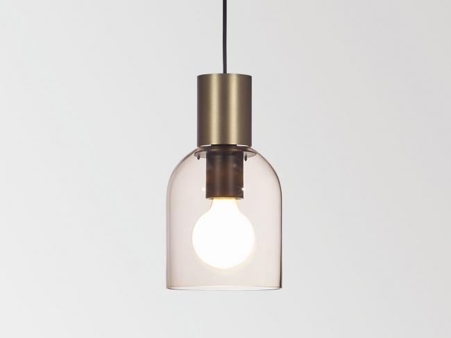 Blown glass pendant lamp | Mantello Glass E27 by Delta light