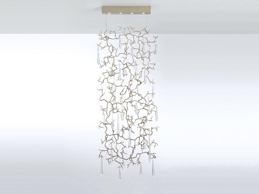 Handmade bronze pendant lamp | Aqua Ct3321/4 by Serip