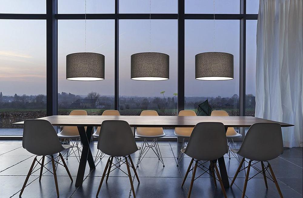 Fabric pendant lamp in a contemporary style | Tenora by SLV
