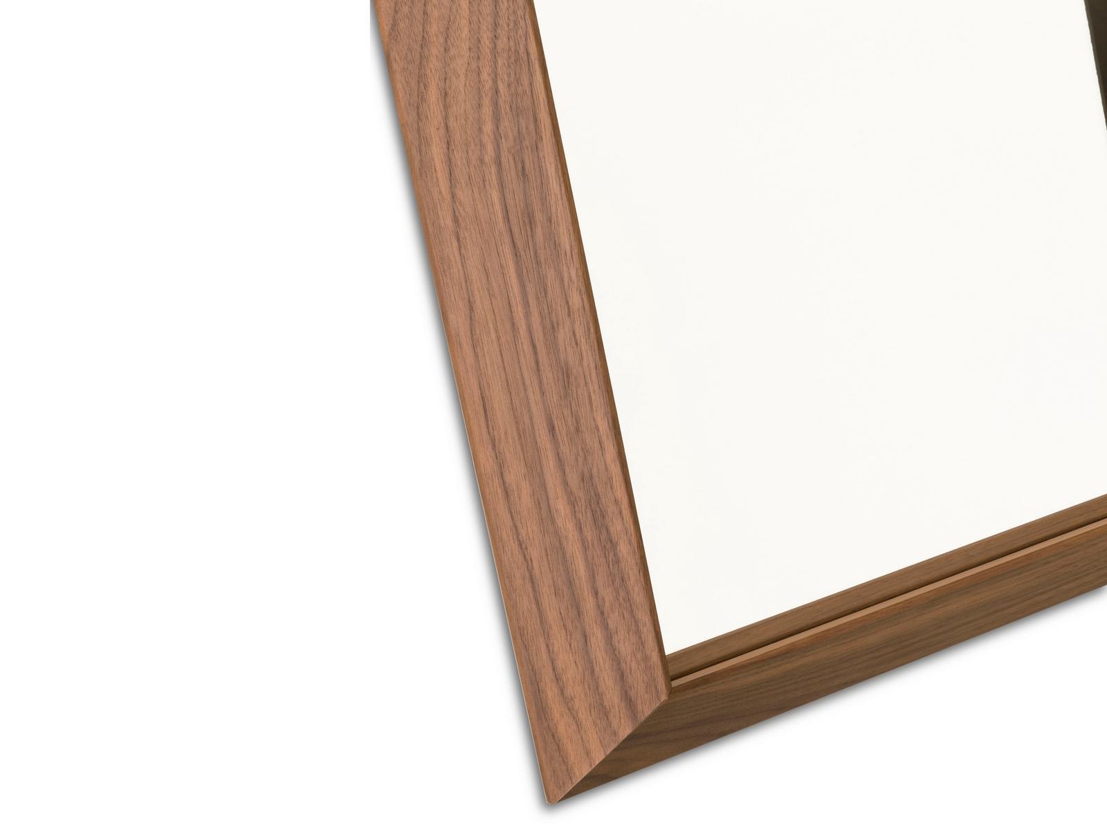 Square wall-mounted framed mirror | Quadro by Riflessi