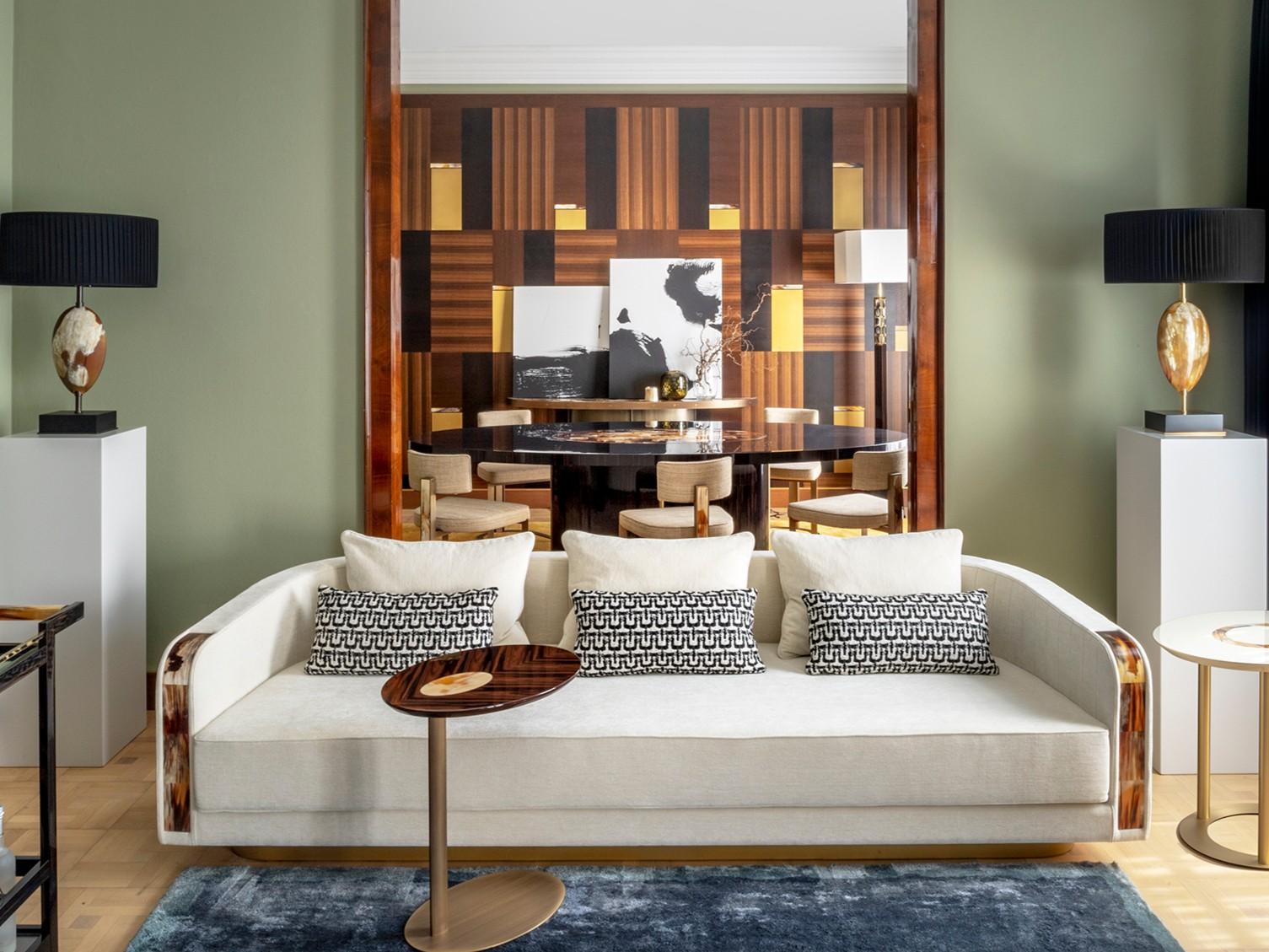 4 seater chenille sofa | Afrodite 7040b by Arcahorn