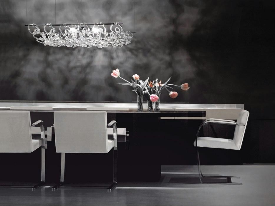 Glass pendant lamp | Giogali 3d Sp by Vistosi