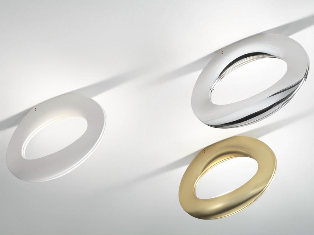 Aluminium ceiling light | Enck by Fabbian