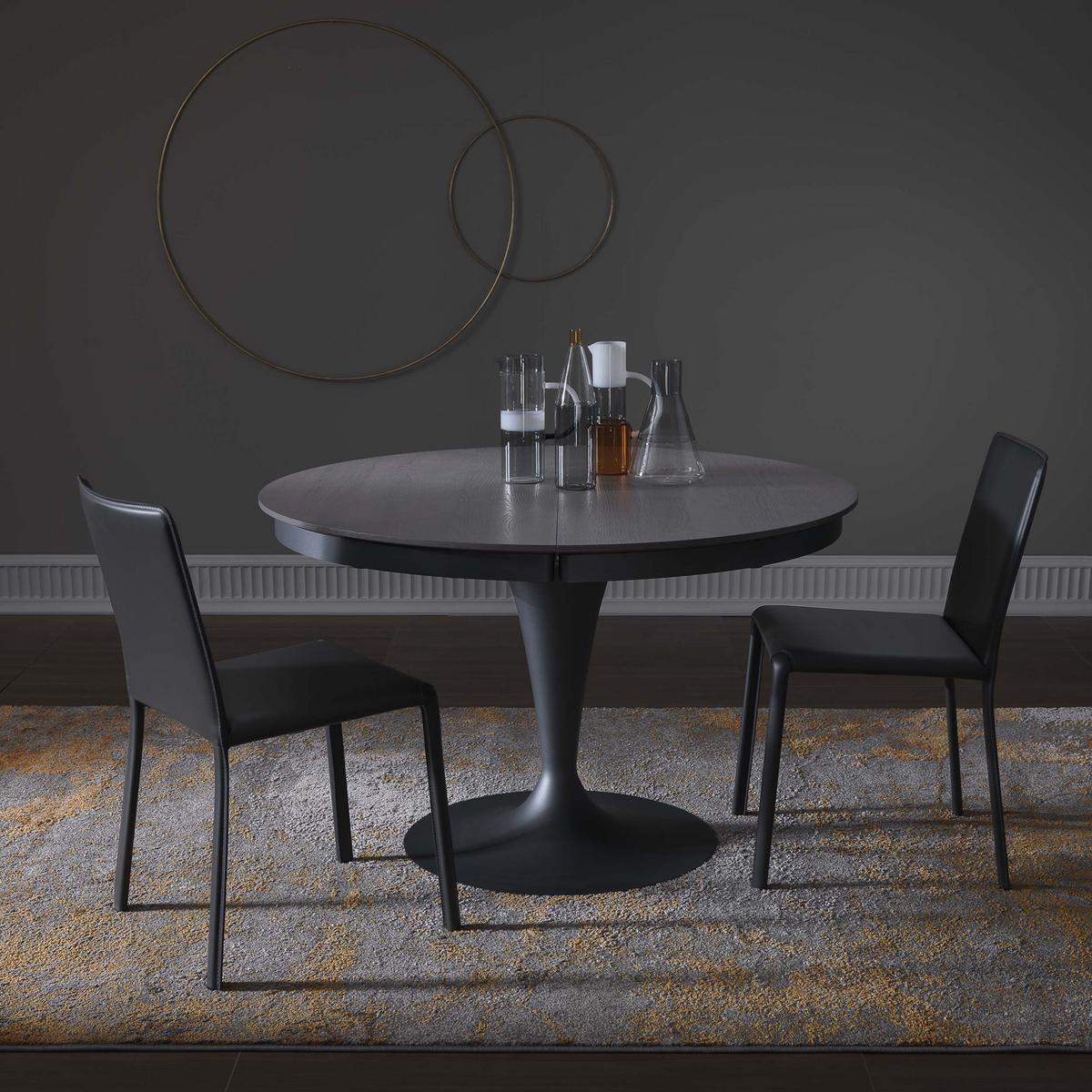 Round wooden table | Eclipse Legno by Ozzio Italia