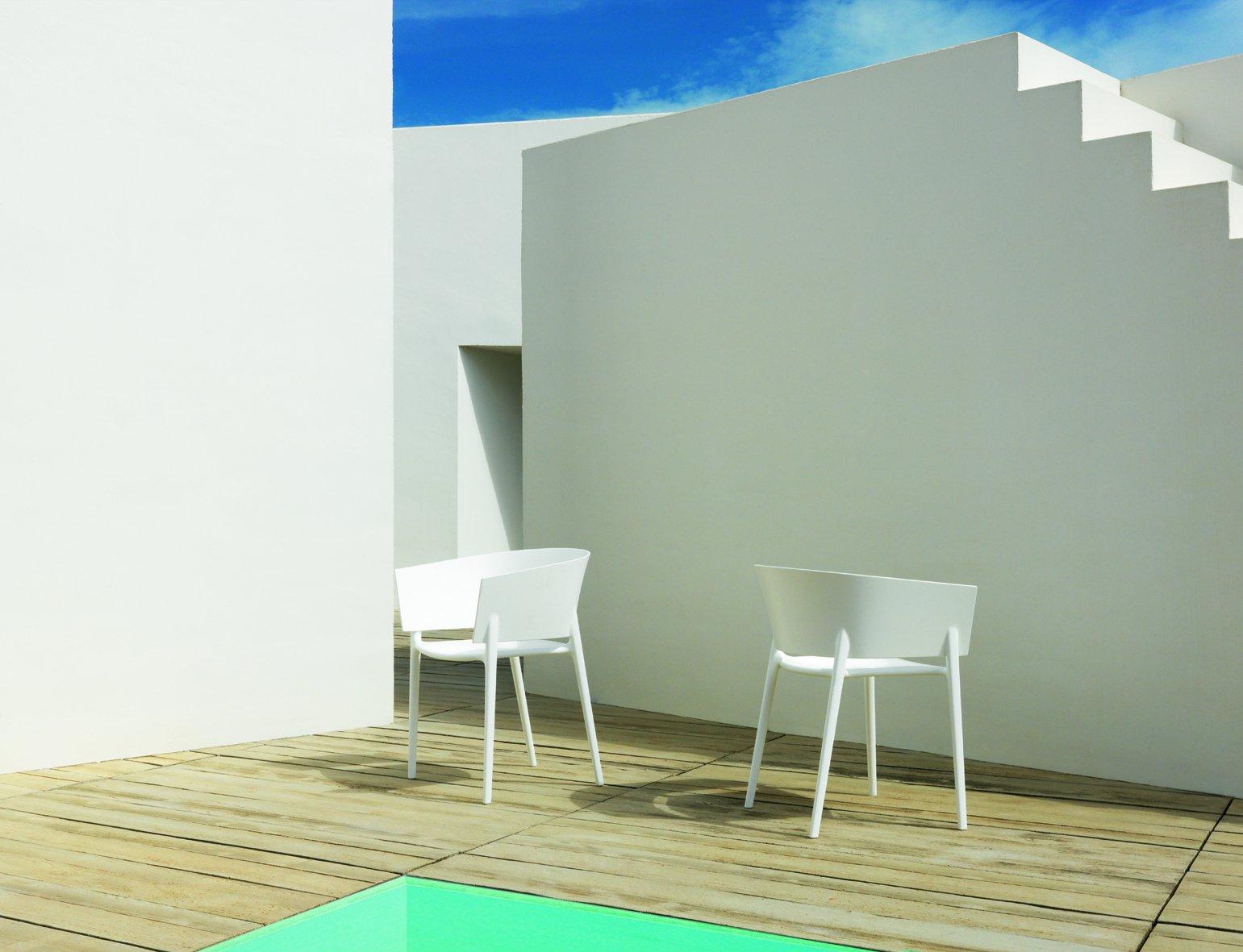 Garden chair with armrests | Africa by Vondom