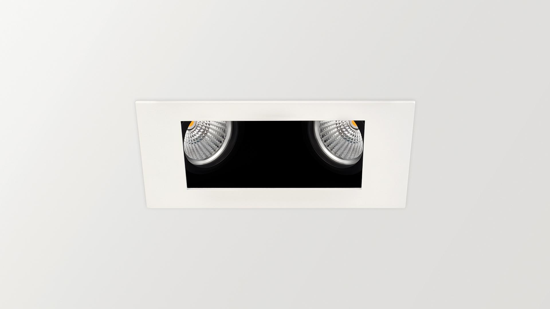 LED multiple recessed aluminium spotlight |  by Arkoslight