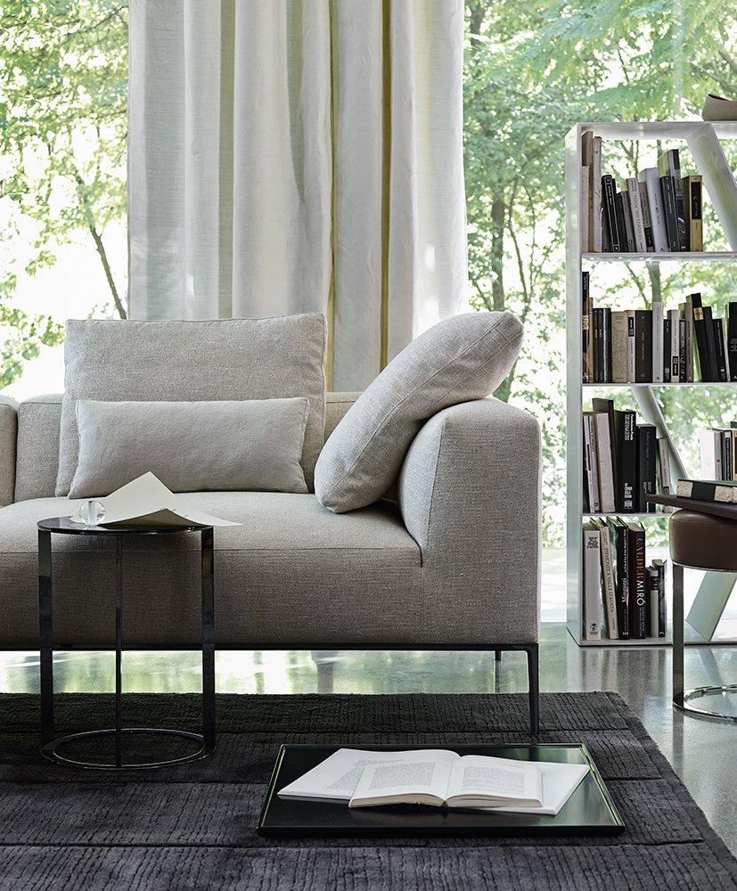 Corner sectional fabric sofa | Michel Effe by B&B Italia