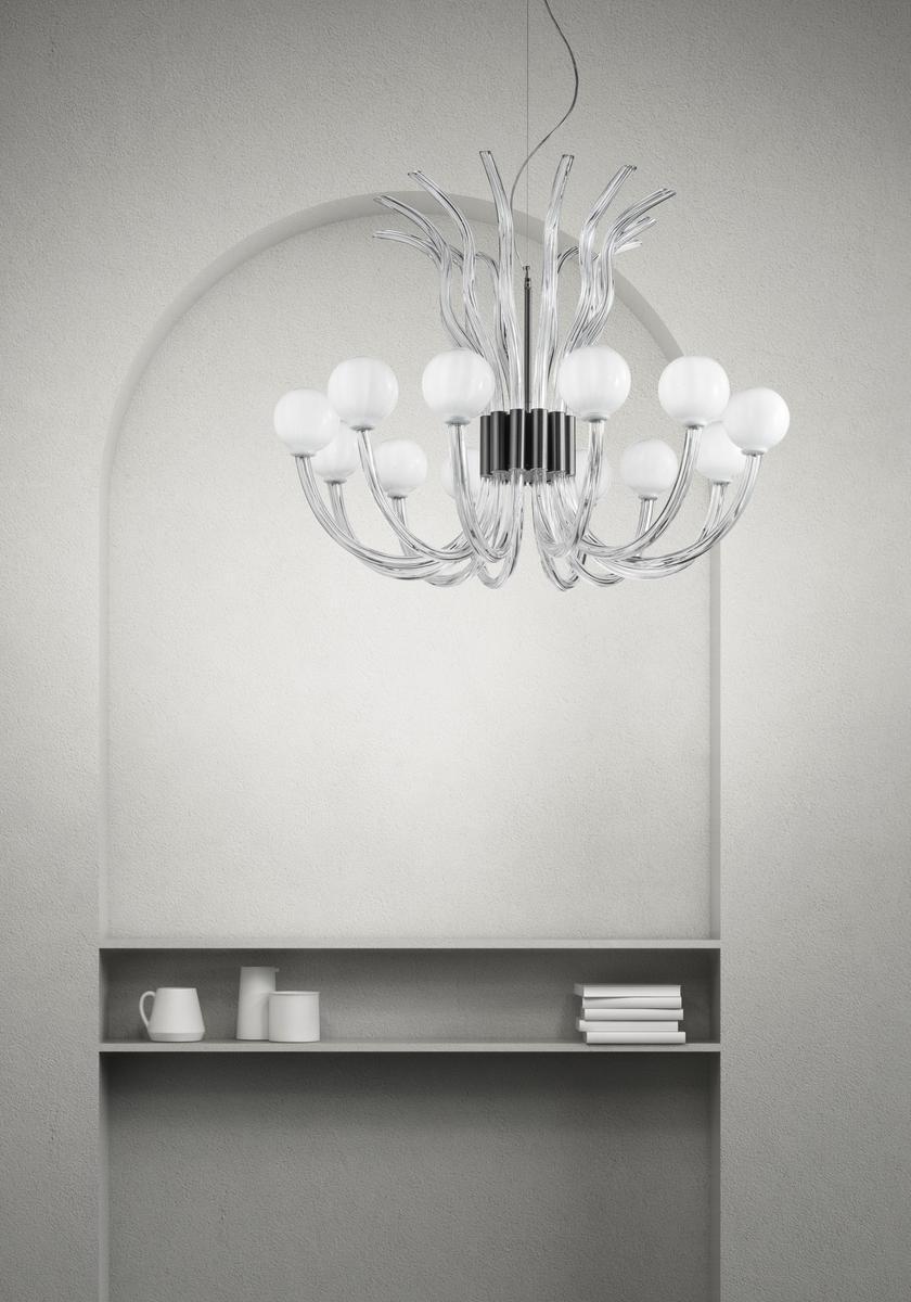 Murano glass chandelier | Modà by Sylcom