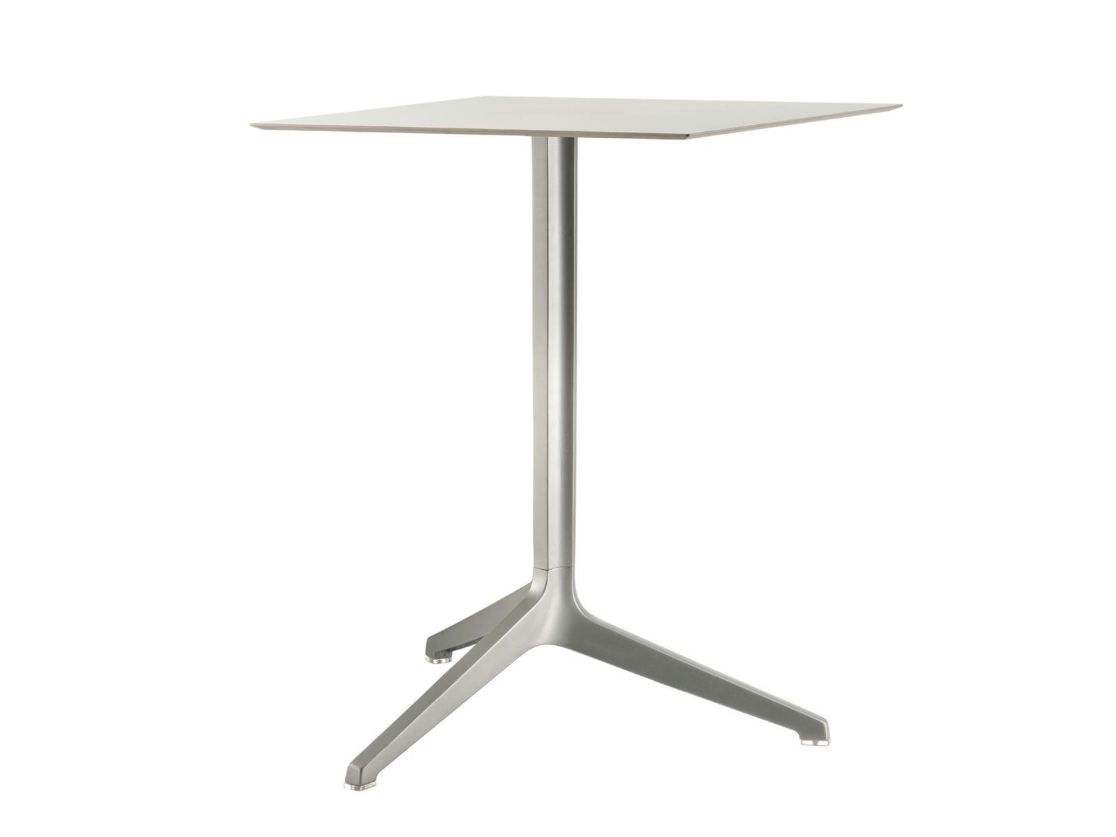 Drop-leaf stackable aluminium table | Ypsilon 4790 by Pedrali