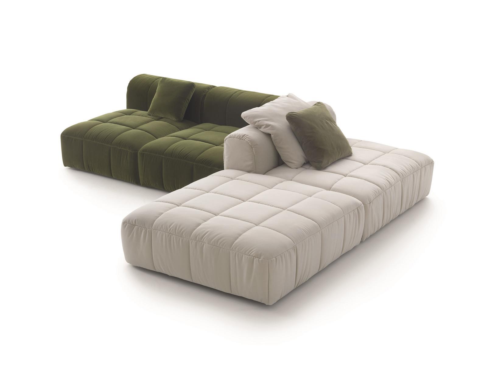 Modular fabric sofa | Strips System by Arflex