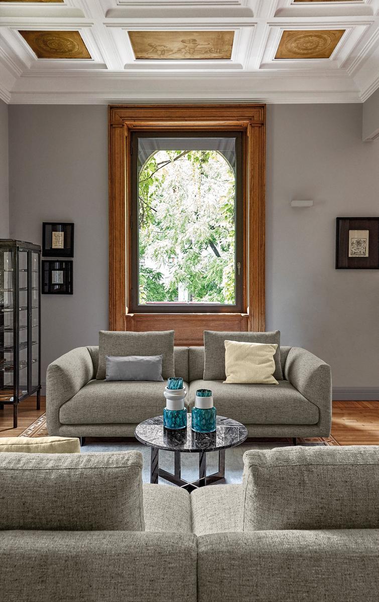 3 seater fabric sofa | Self Control by Arketipo