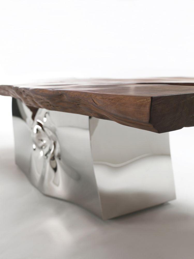 Rectangular wood table | Riflessi by Riva 1920