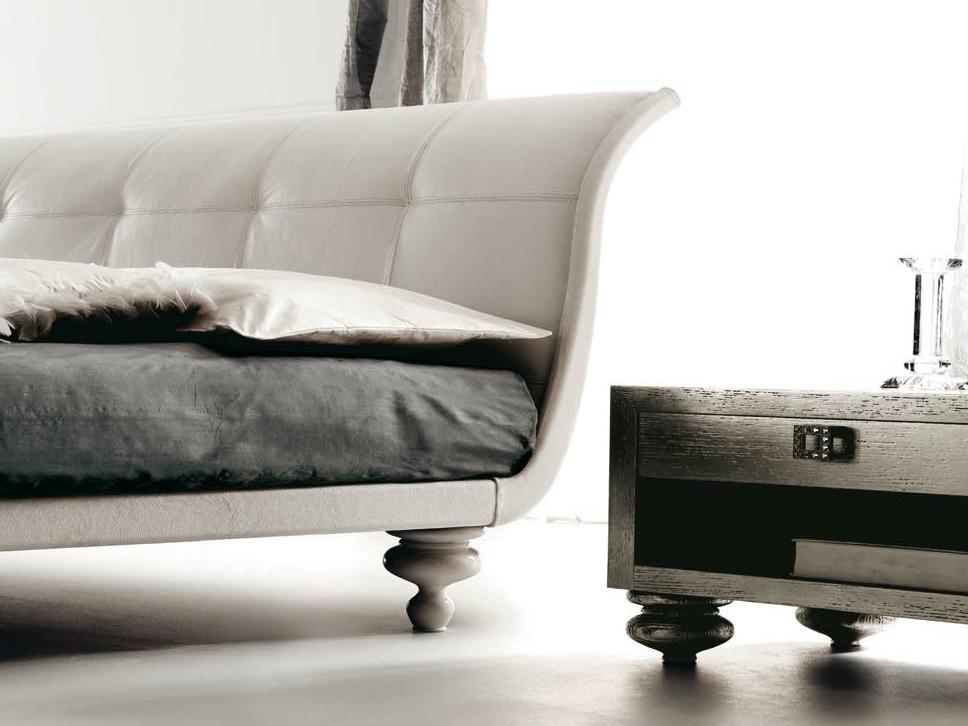 Leather double bed | Keope Ii by Corte Zari