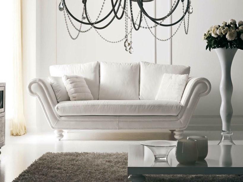 3 seater leather sofa | Keope by Corte Zari