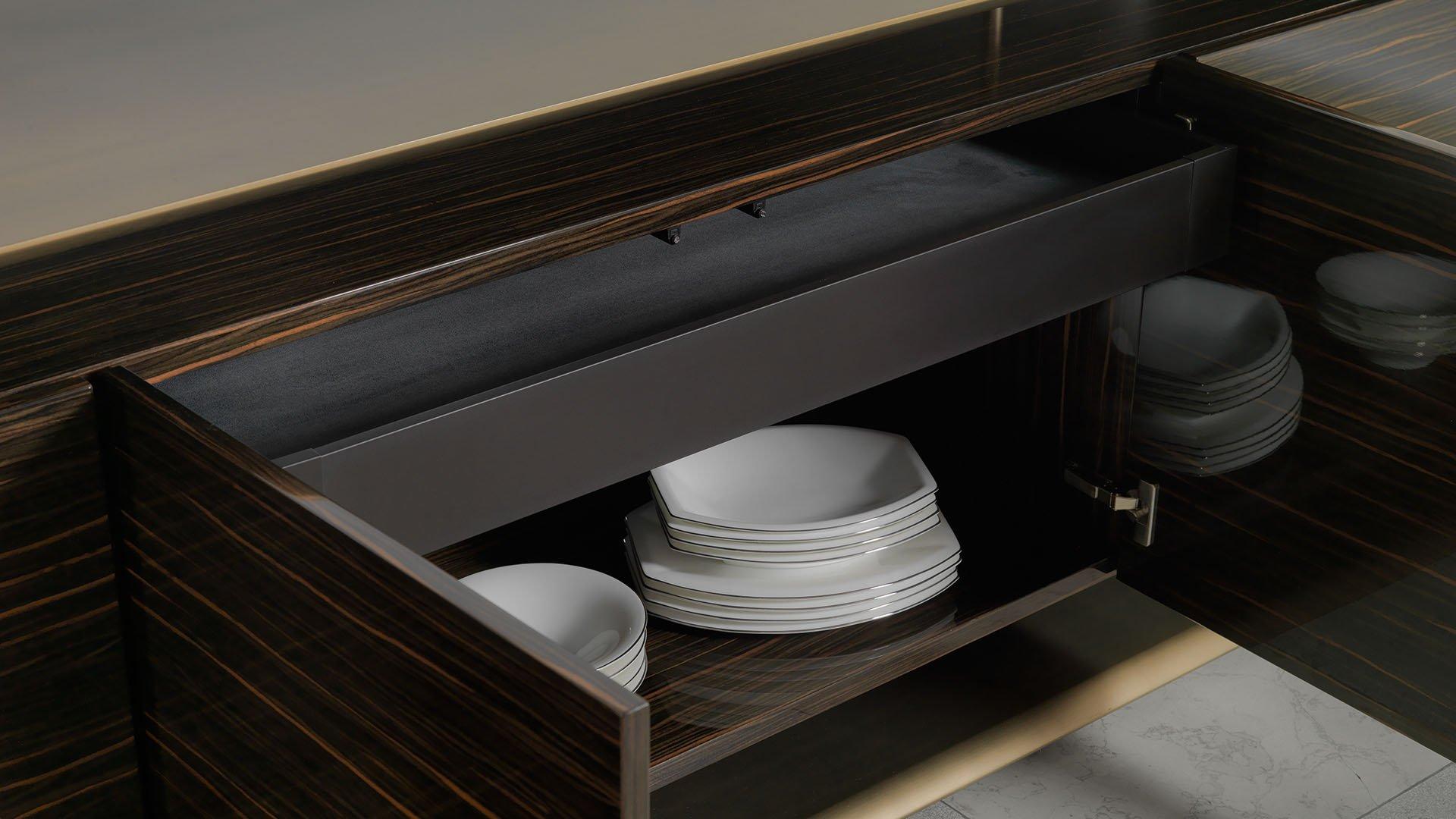 Wooden sideboard | Oh by Reflex