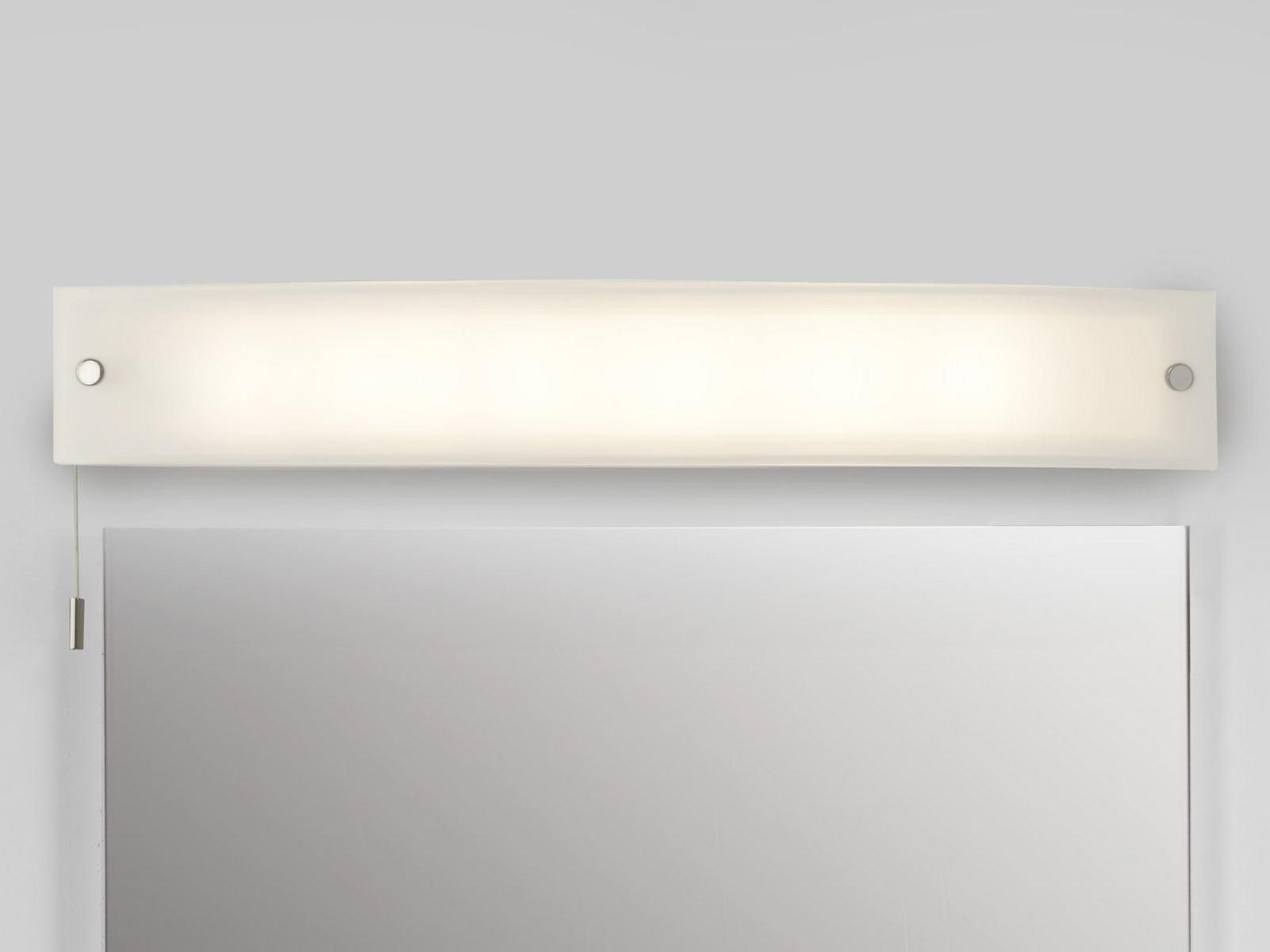 Glass and steel Mirror lamp | Curve by Astro lighting