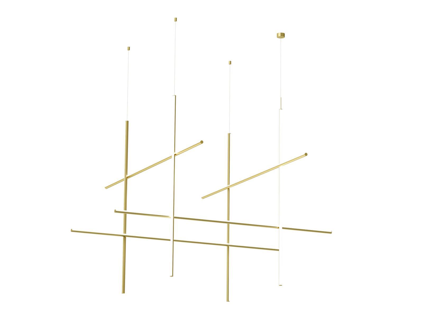 LED extruded aluminium pendant lamp | Coordinates Module S by Flos