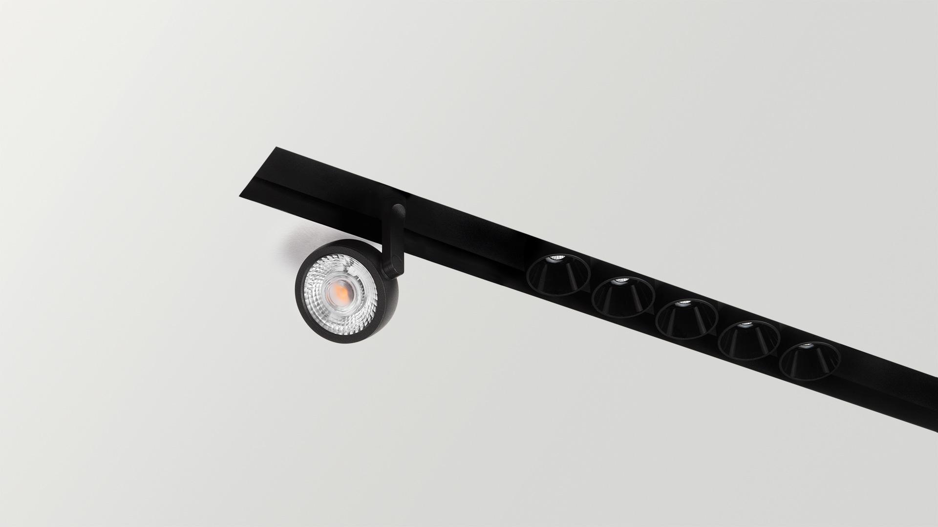 LED aluminium spotlight | Black Foster Six S by Arkoslight