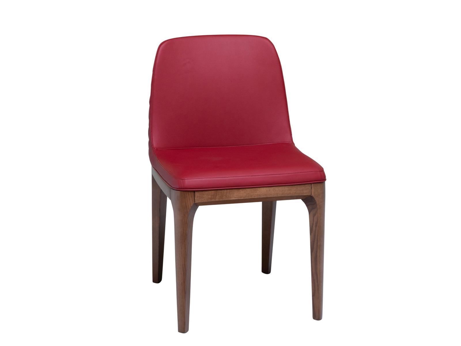 Upholstered leather chair | Gilda Élite by Tonin Casa
