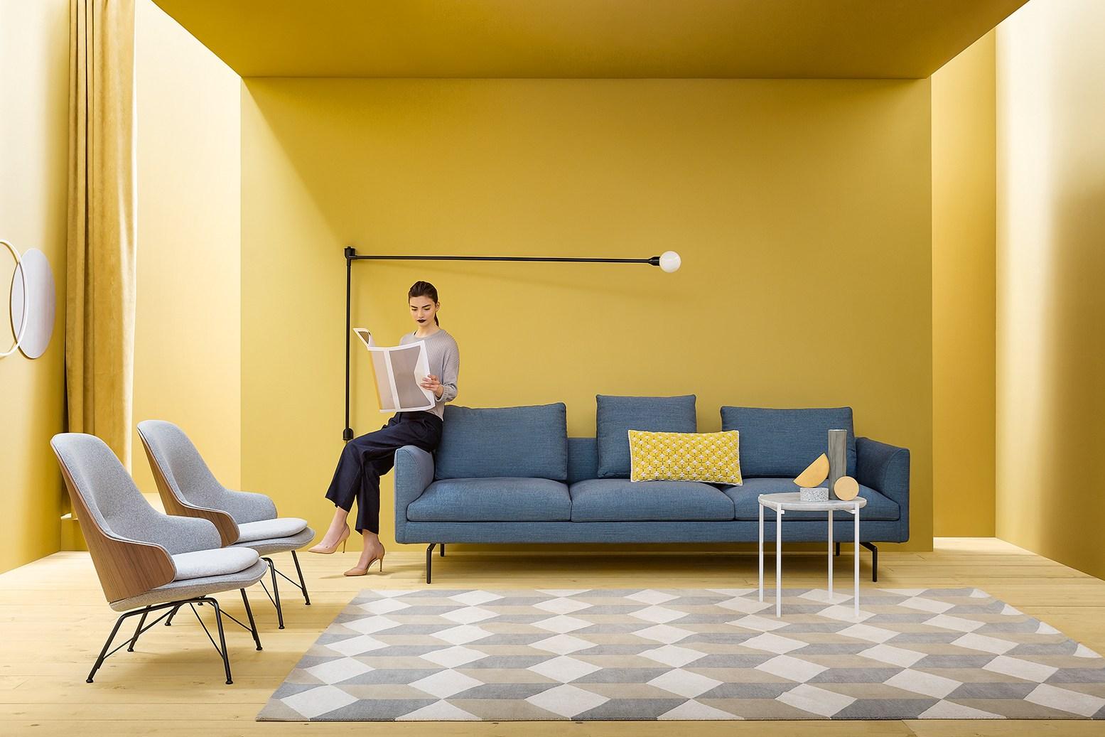 Sectional sofa with removable cover | Flamingo by Zanotta