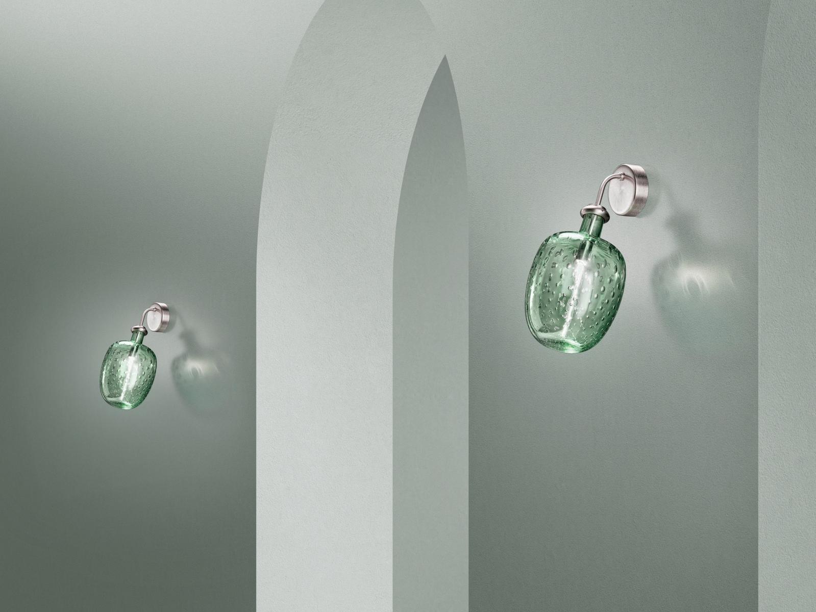 Blown glass wall lamp | Aphros by Sylcom