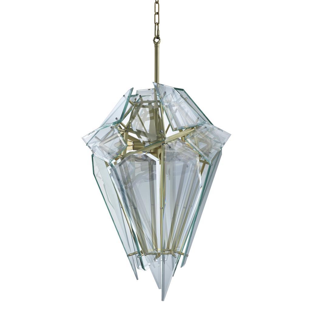 Metal pendant lamp | Shard by Eichholtz