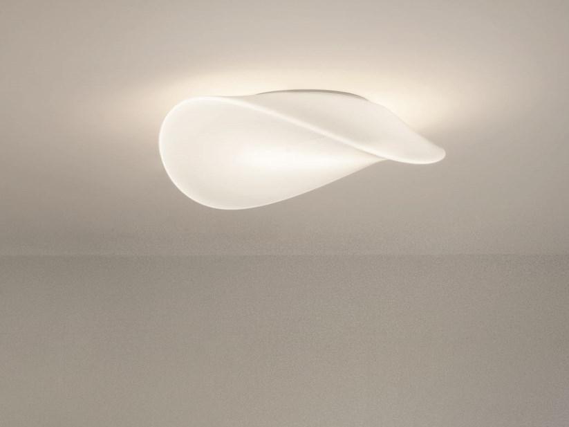 Glass wall lamp / ceiling lamp | Balance Pp by Vistosi