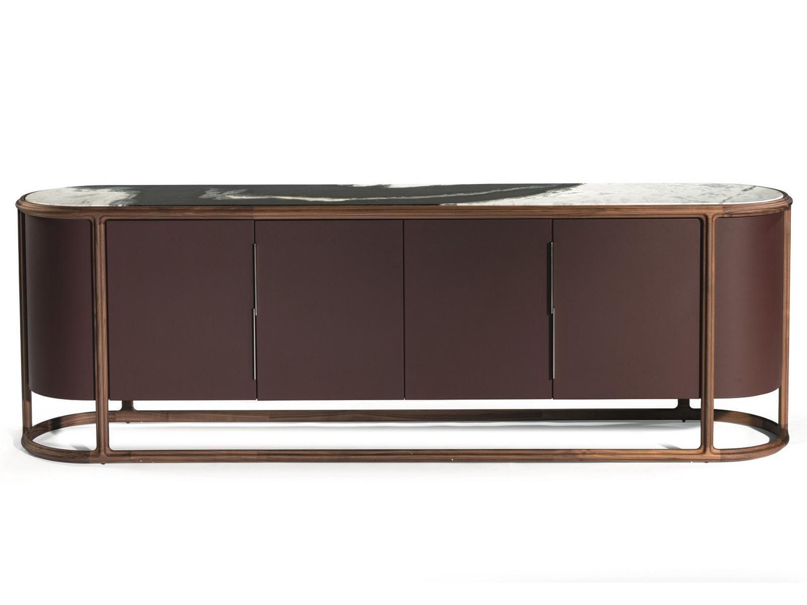 Solid wood sideboard with doors | King's Cross by Visionnair