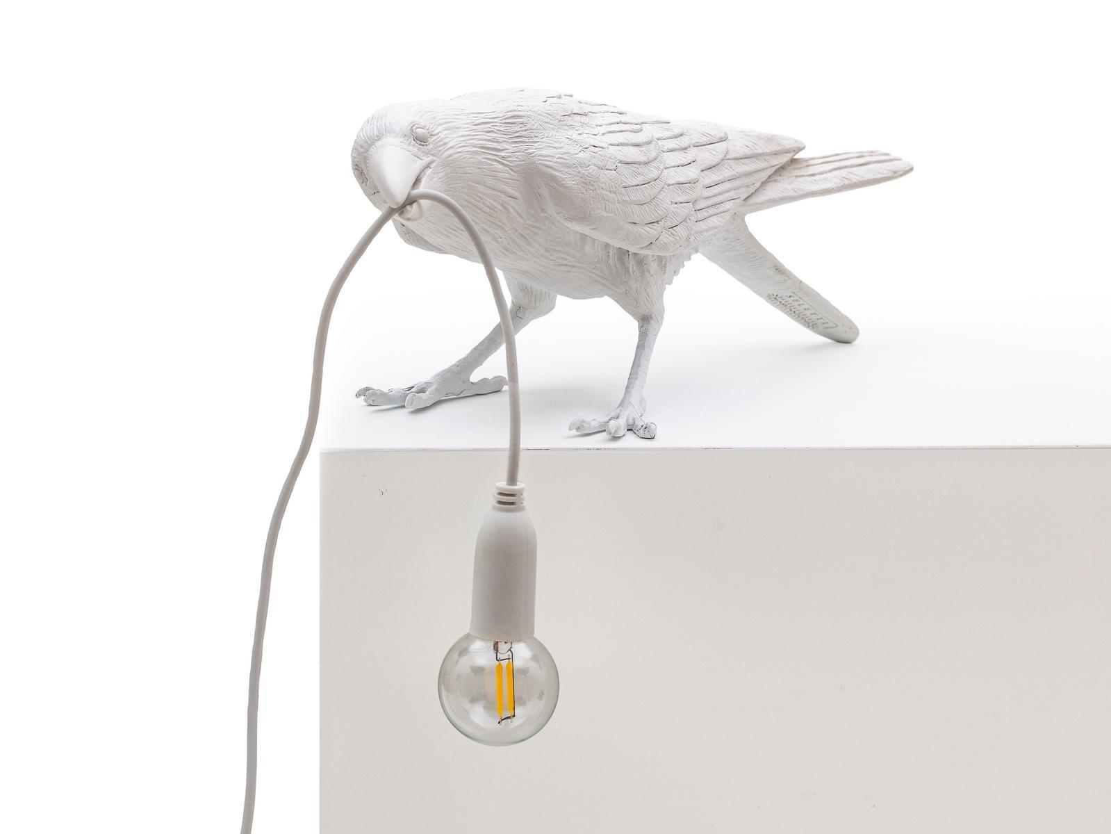 LED resin table lamp | Bird Lamp Playing by Seletti