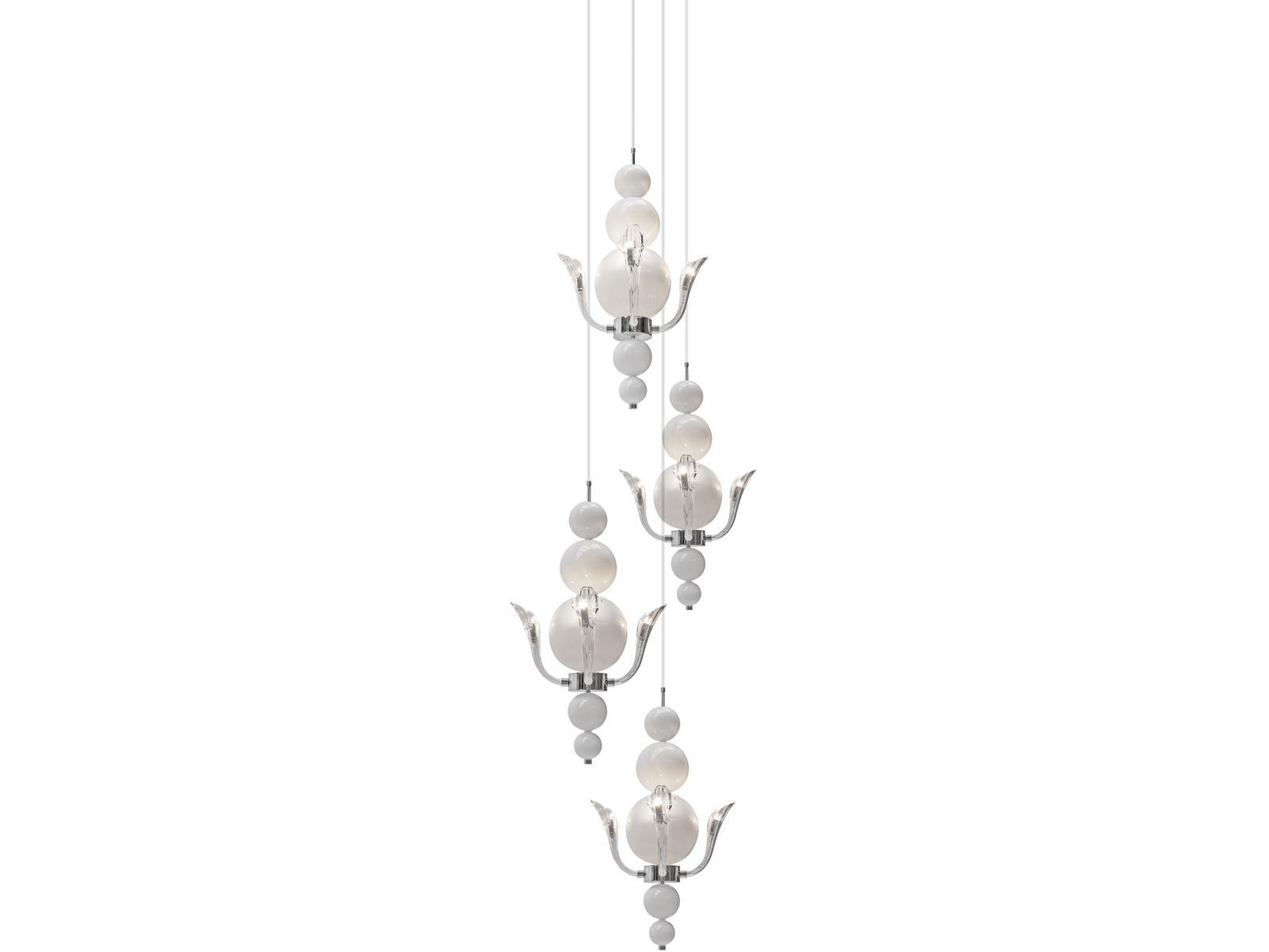 Indirect light glass pendant lamp | Tears From Moon H4 by Ilfari