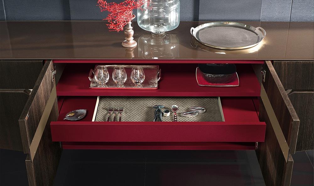 Veneer living room set | Accademia by ALF Italia