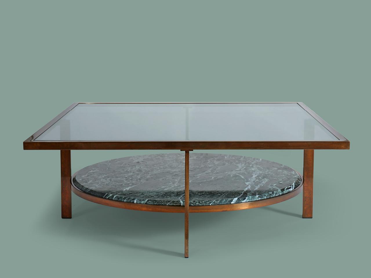 Square crystal coffee table | Paul by Borzalino