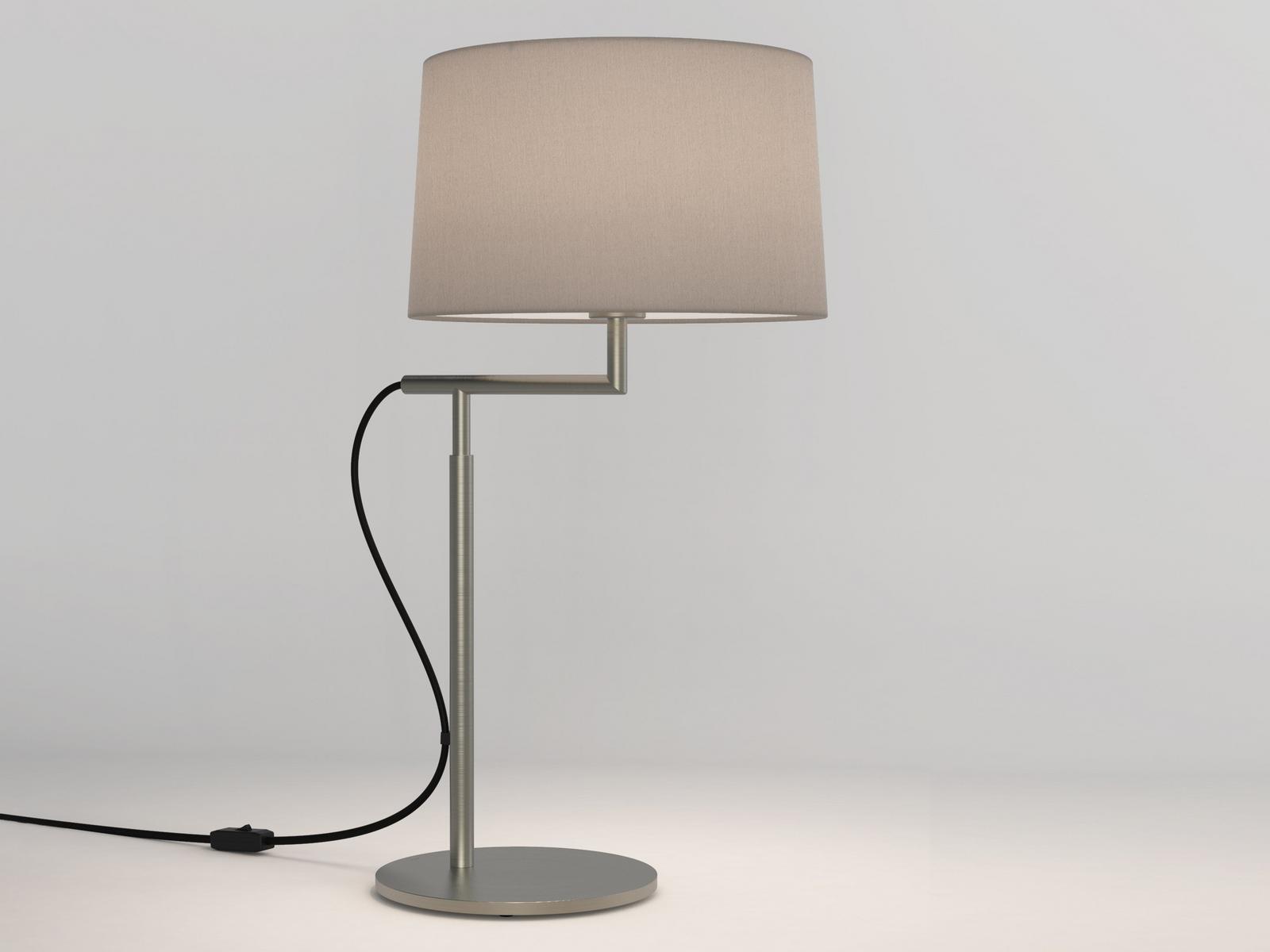 Led table lamp in steel and fabric | Telegraph by Astro lighting
