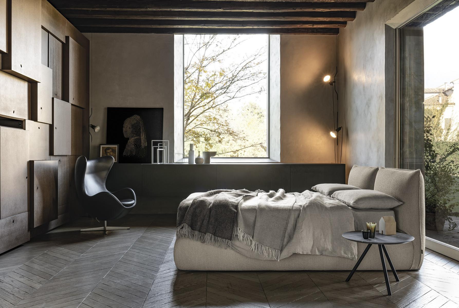 Upholstered storage bed | Venus by Bolzan letti