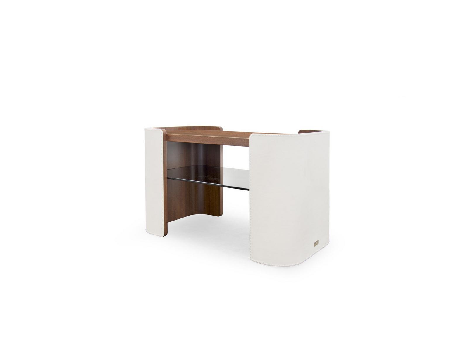 Leather bedside table | Downtown by Formitalia