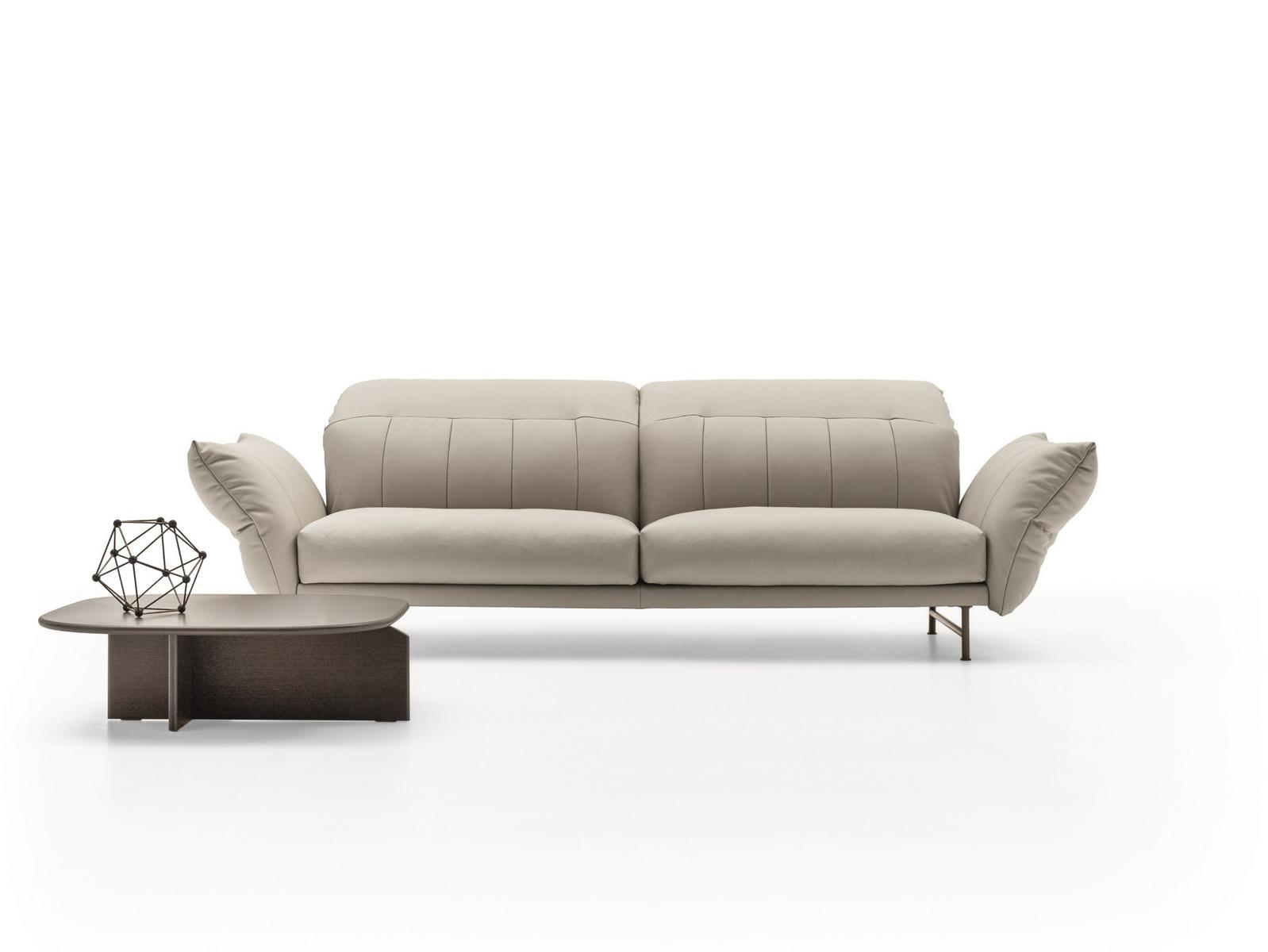 3 seater leather sofa | On Line by Ditre Italia