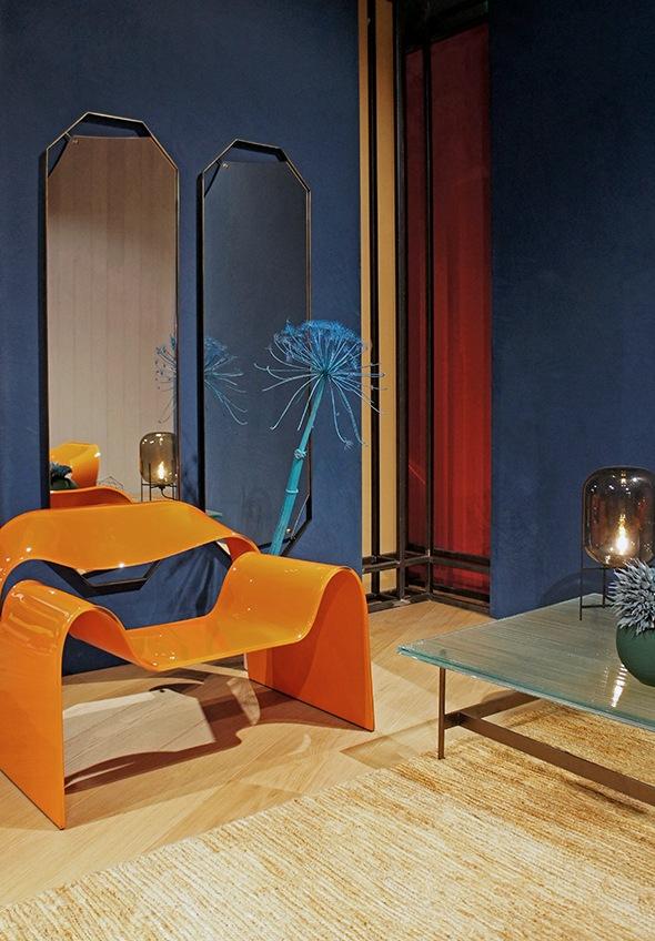 Square metal mirror | Pinch by Fiam