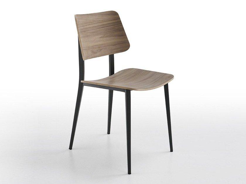 Wooden restaurant chair | Joe S M-lg by Midj