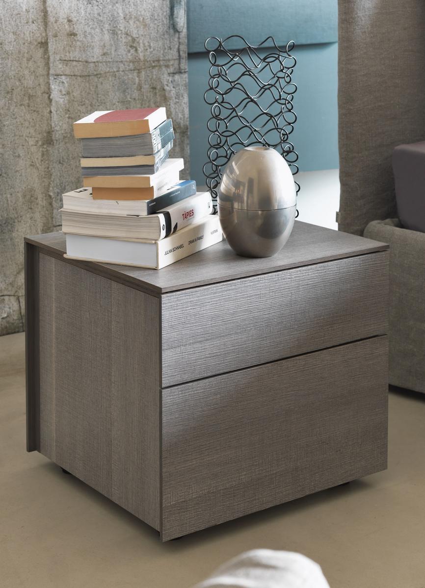 Wooden bedside table | Juta by Flou