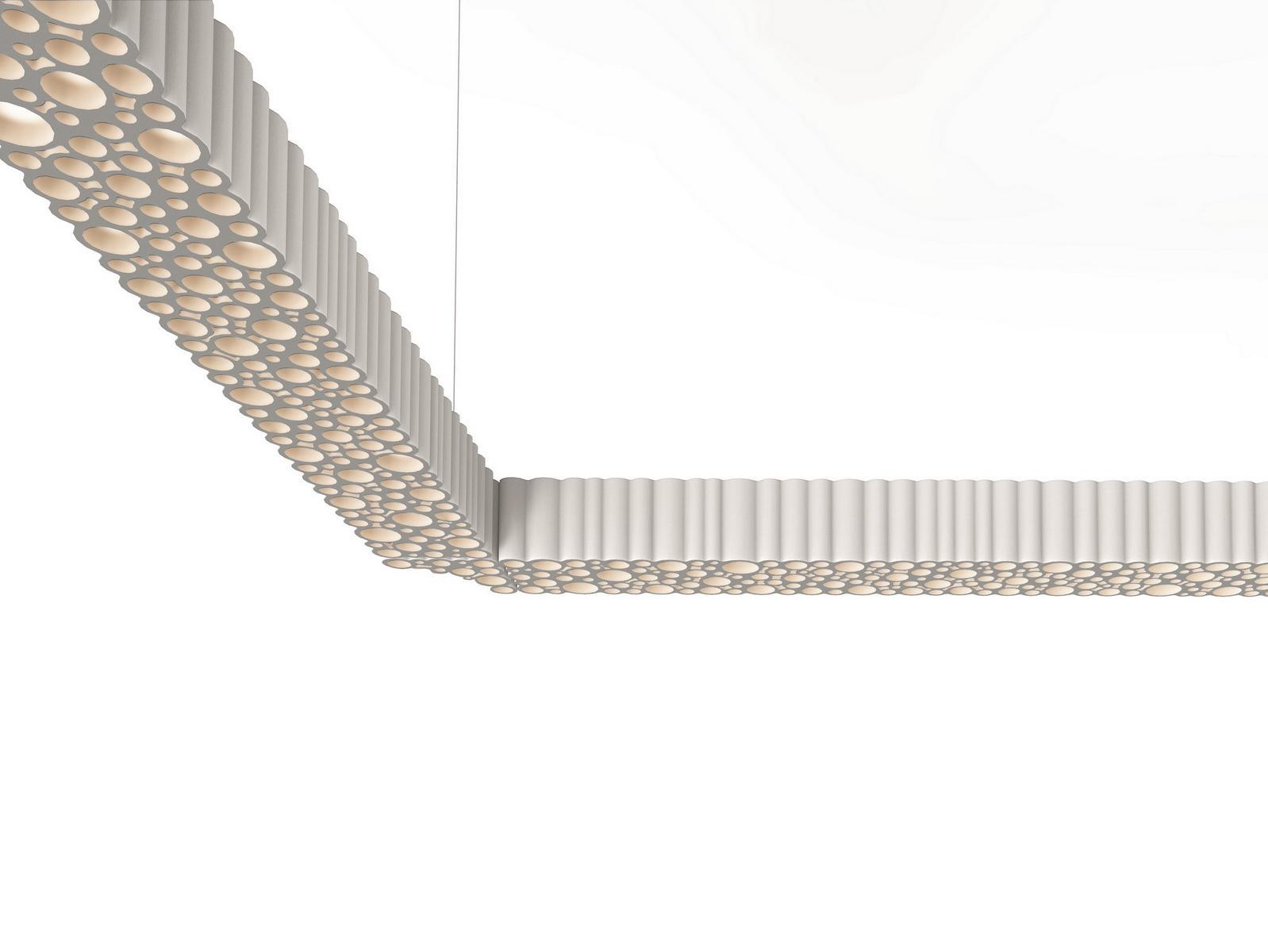 LED technopolymer pendant lamp | Calipso Linear Stand Alone by Artemide