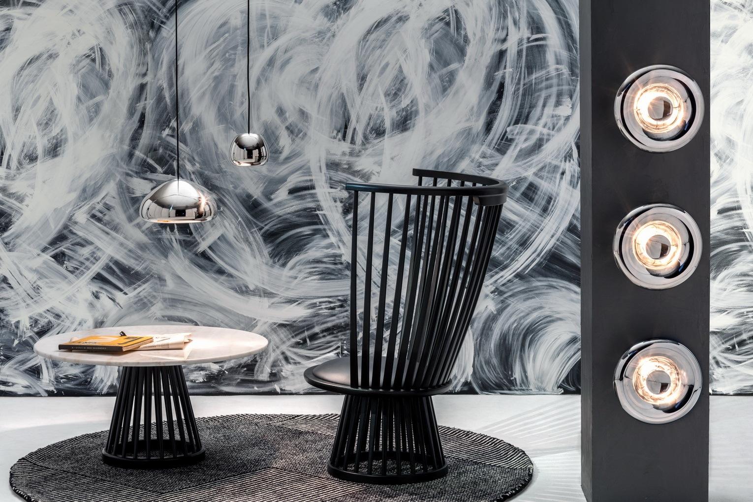 Copper pendant lamp in a contemporary style | Void by Tom Dixon